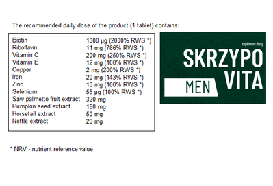 Skrzypo Vita Men - 30 Tablets