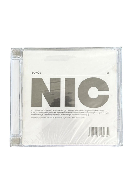 Sokol - Nic |CD |Polski Hip Hop |Polish Hip Hop Zip Sklad | PROSTO