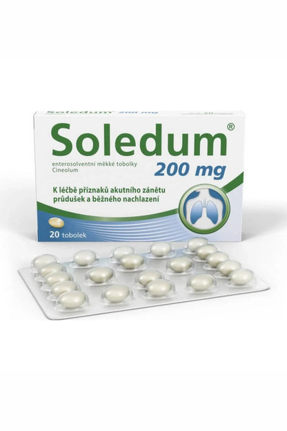 Soledum forte 200 mg kapsułki dojelitowe miękkie 20 kapsułek – Soledum forte 200 mg Soft Enteric Capsules 20 capsules
