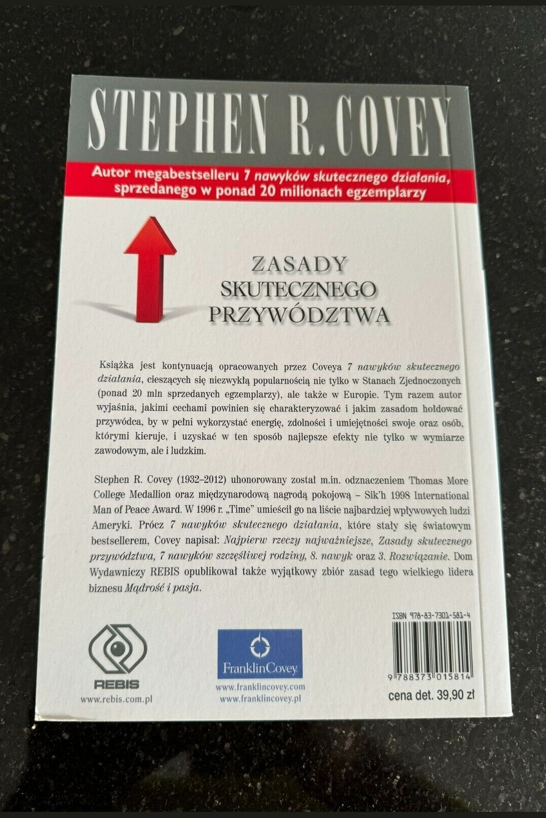 Stephen Covey - MĄDROŚĆ I PASJA Polish Book UK Postage