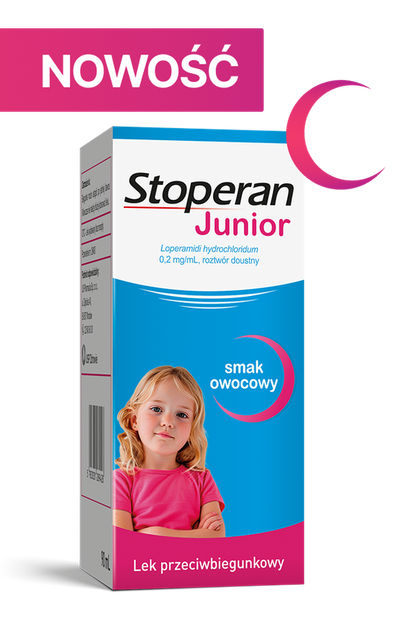 Stoperan Junior Lek Przeciwbiegunkowy 0,2 mg/ml Smak Owocowy 90ml – Stoperan Junior Anti-Diarrhoea Oral Solution Fruit Flavour 90ml