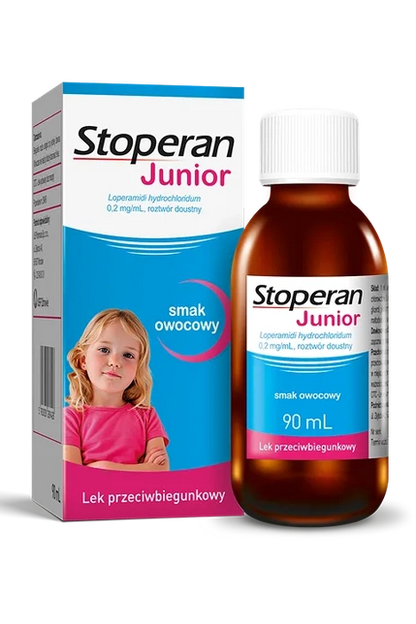 Stoperan Junior Lek Przeciwbiegunkowy 0,2 mg/ml Smak Owocowy 90ml – Stoperan Junior Anti-Diarrhoea Oral Solution Fruit Flavour 90ml