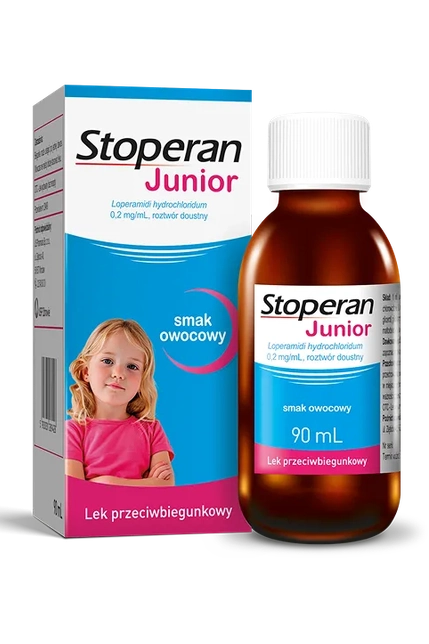 Stoperan Junior Lek Przeciwbiegunkowy 0,2 mg/ml Smak Owocowy 90ml – Stoperan Junior Anti-Diarrhoea Oral Solution Fruit Flavour 90ml