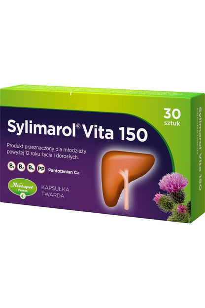 Sylimarol Vita 150 Kapsułki Twarde 30 sztuk – Sylimarol Vita 150 Hard Capsules 30 capsules