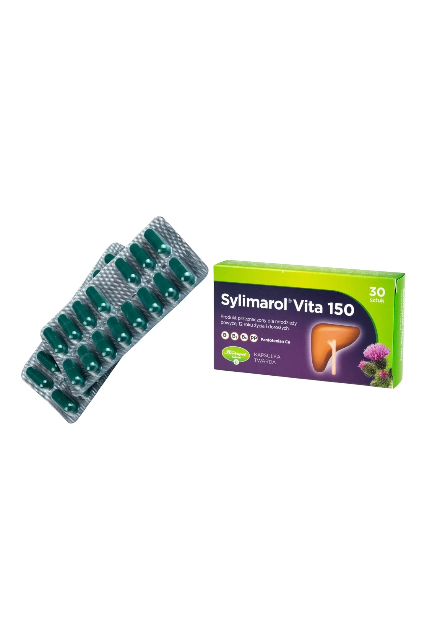 Sylimarol Vita 150 Kapsułki Twarde 30 sztuk – Sylimarol Vita 150 Hard Capsules 30 capsules