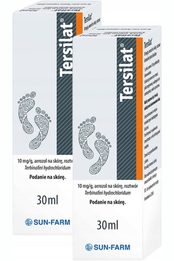 Tersilat Lek o miejscowym działaniu przeciwgrzybiczym 30ml – Tersilat Topical Antifungal Medicine Spray 30ml