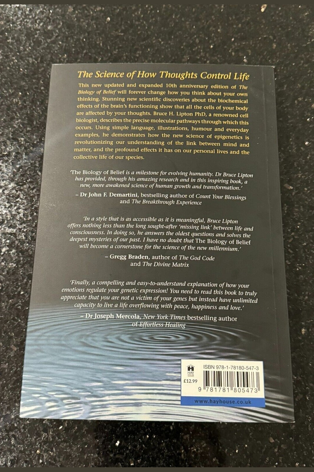 The Biology of Belief by Bruce H.Lipton 2015, Paperback New Book
