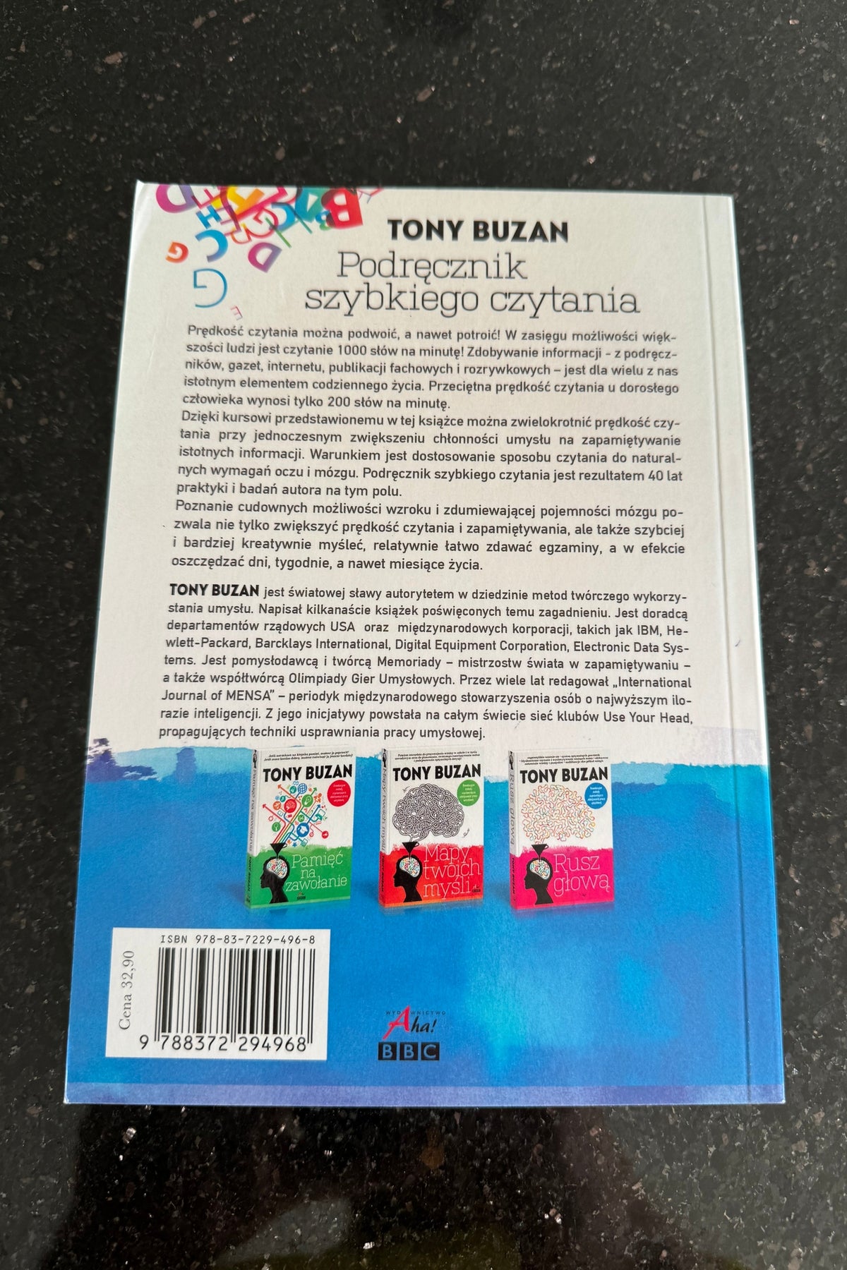 Tony Buzan - Podrecznik Szybkiego Czytania - Polish Book