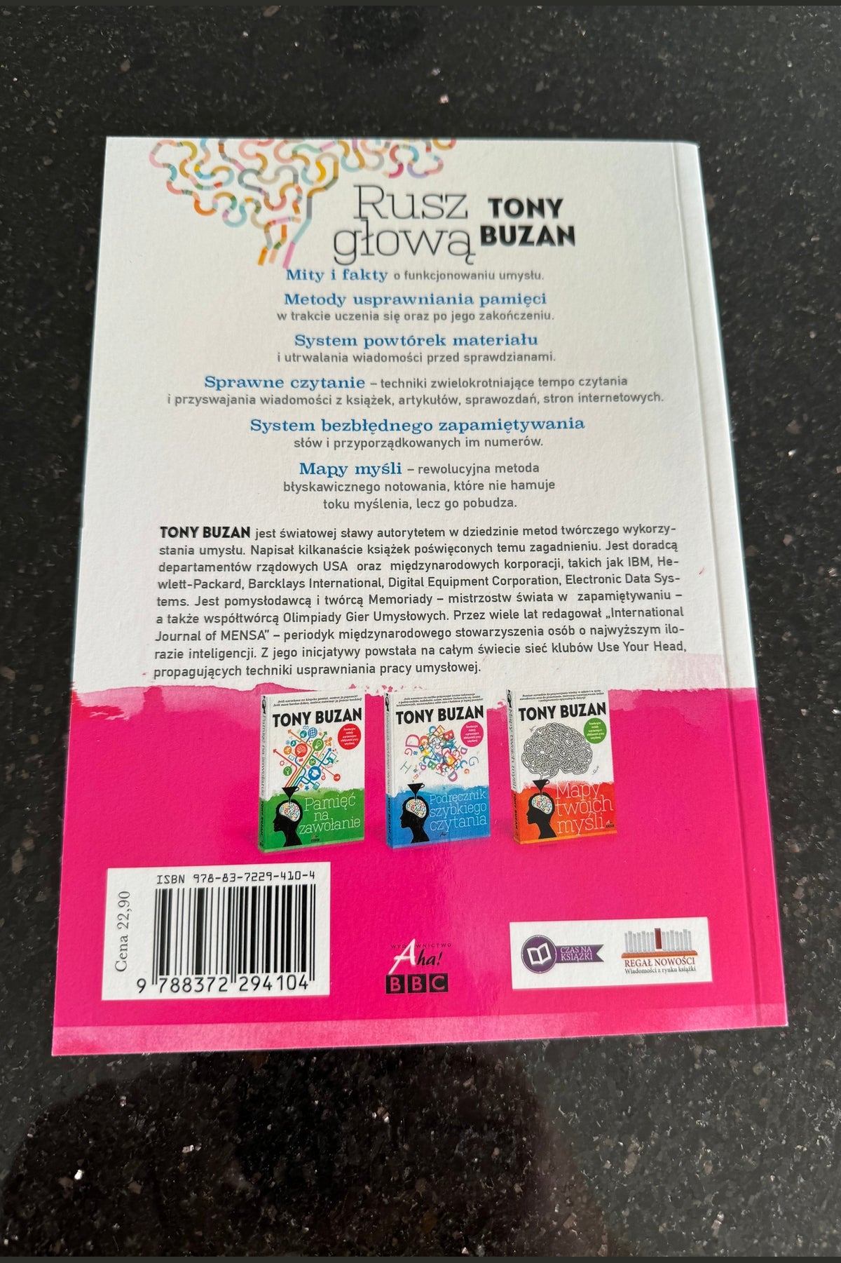 Tony Buzan - Rusz Głowa - Polish Book