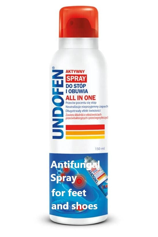 Undofen Active ALL IN ONE Foot & Shoe Antiperspirant Spray with Tea Tree Oil – 150ml