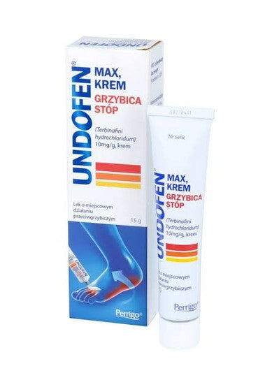 Undofen Max Krem Grzybica Stóp 15g – Undofen Max Cream Athlete's Foot Fungal Treatment 15g