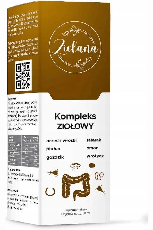 Zielana Kompleks Ziołowy 50ml – Zielana Herbal Complex 50ml