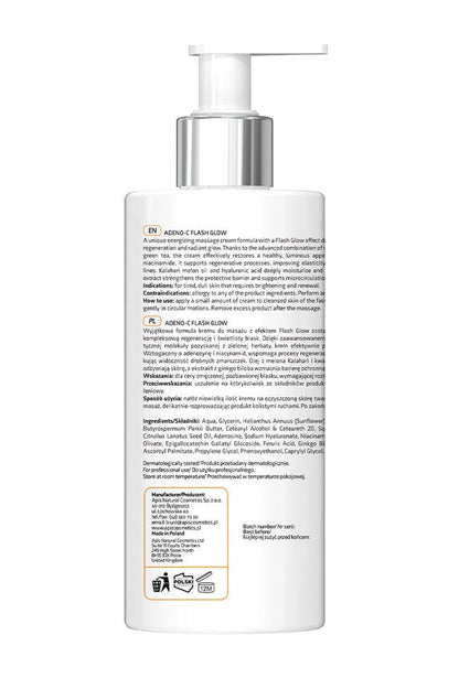 Apis ADENO - C Flash Glow Energising Face Massage Cream | 300ml - My Health Oasis