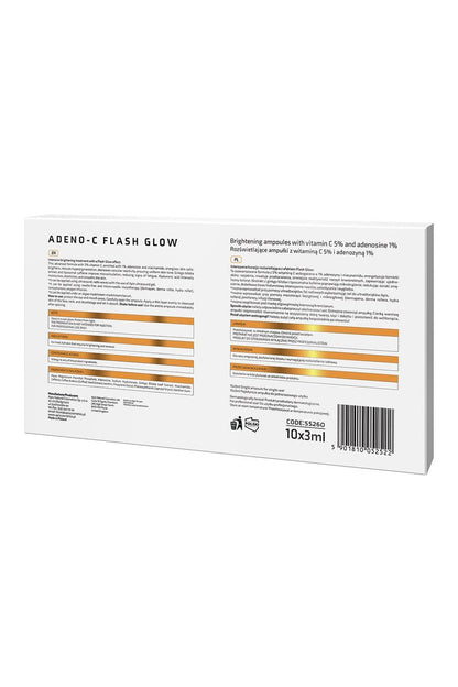 Apis ADENO - C Flash Glow Illuminating Face Ampoules | 10x3ml - My Health Oasis