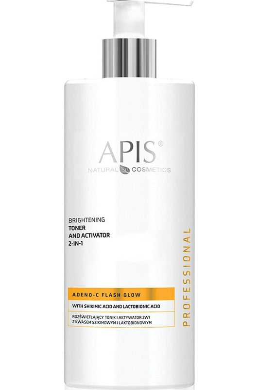 Apis ADENO - C Flash Glow Illuminating Toner & Activator 2 - in - 1 | 500ml - My Health Oasis