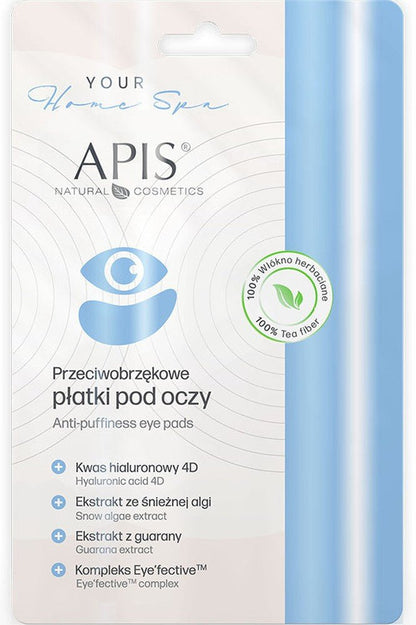 Apis Anti‑Swelling Eye Patches – Hydrating & Depuffing | 1 Pair - My Health Oasis