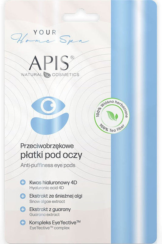 Apis Anti‑Swelling Eye Patches – Hydrating & Depuffing | 1 Pair - My Health Oasis