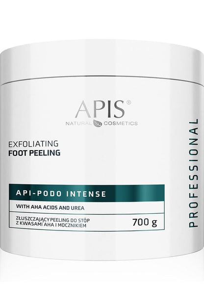 Apis API - PODO INTENSE Exfoliating Foot Scrub - Smooths rough skin with AHA acids and urea | 700g - My Health Oasis