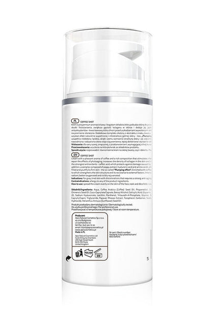 Apis Coffee Shot Anti‑Ageing Face Cream with Caffeic Acid | 100 ml - My Health Oasis