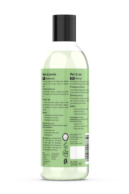 Apis Energy Shot Mint & Lime Shower Gel | 500ml - My Health Oasis