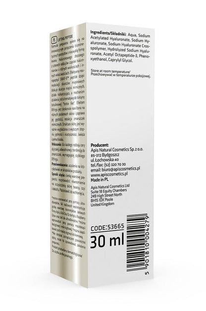 Apis Hyaluron 4D with SNAP - 8™ Peptide – Intensive Hydration Serum | 30ml - My Health Oasis