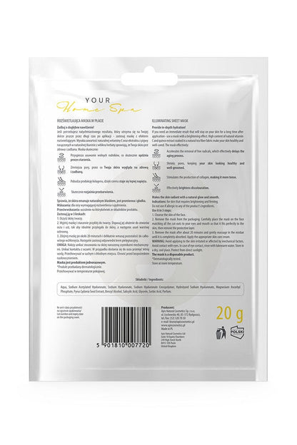 Apis Illuminating & Firming Sheet Mask | 20 g - My Health Oasis