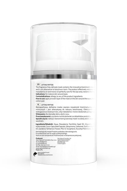Apis LIFTING PEPTIDE Lifting and Firming Eye Mask with SNAP - 8™ Peptide | 50ml - My Health Oasis