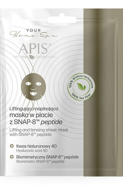 Apis Lifting & Tensing Sheet Mask with SNAP‑8 Peptide | 20 g - My Health Oasis