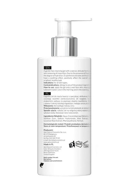 Apis Moisturising Face Wash Gel with Hyaluronic Acid | 300ml - My Health Oasis