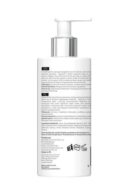 Apis Rosacea - Stop Soothing & calming facial cleansing gel | 300 ml - My Health Oasis