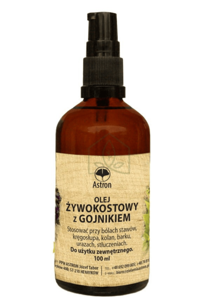 Astron Olej Żywokostowy z Gojnikiem 100ml - My Health Oasis