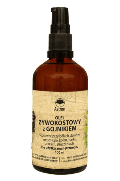 Astron Olej Żywokostowy z Gojnikiem 100ml - My Health Oasis