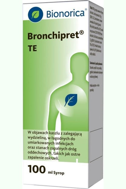 Bronchipret Forte – Thyme & Ivy Leaf Herbal Cough & Bronchitis Oral Solution – 50ml