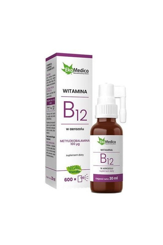 Ekamedica Witamina B12 Spray - 30millilitres - My Health Oasis