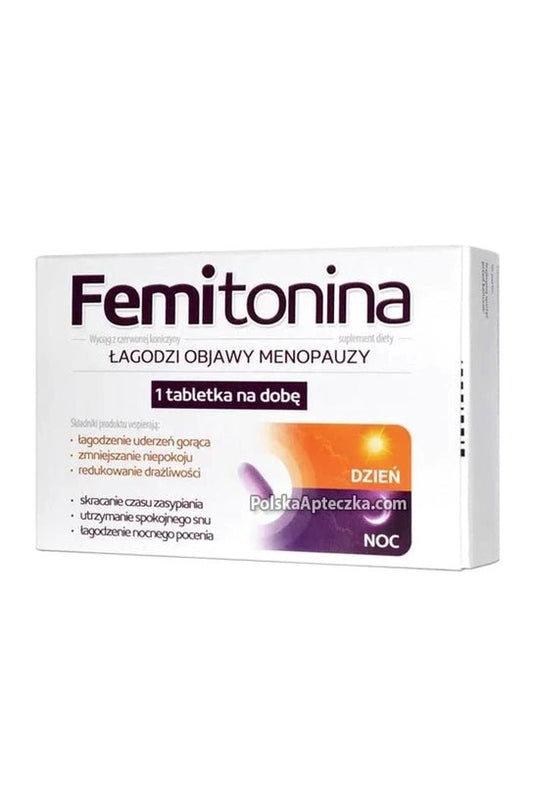 Femitonina Lagodzi Objawy Menopauzy (Relief of Menopause Symptoms) - 30 Tablets - My Health Oasis