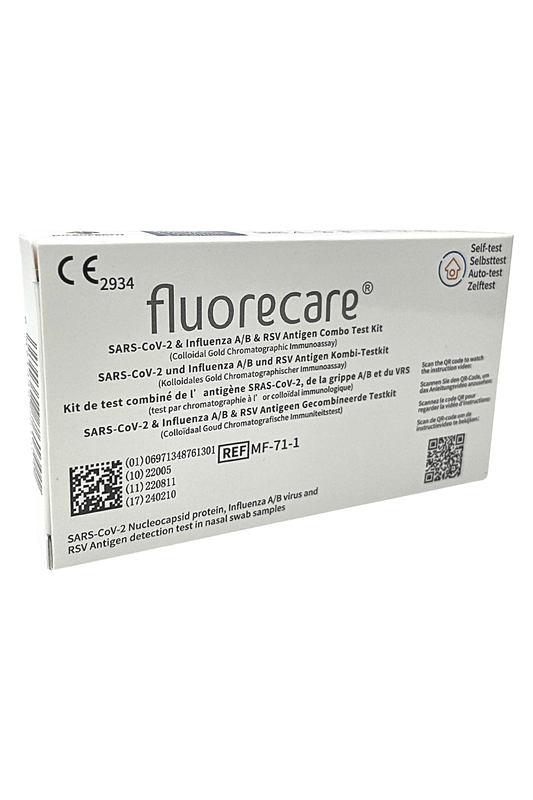 Fluorecare SARS - CoV - 2 & Grypa A/B & RSV Test Kit - My Health Oasis
