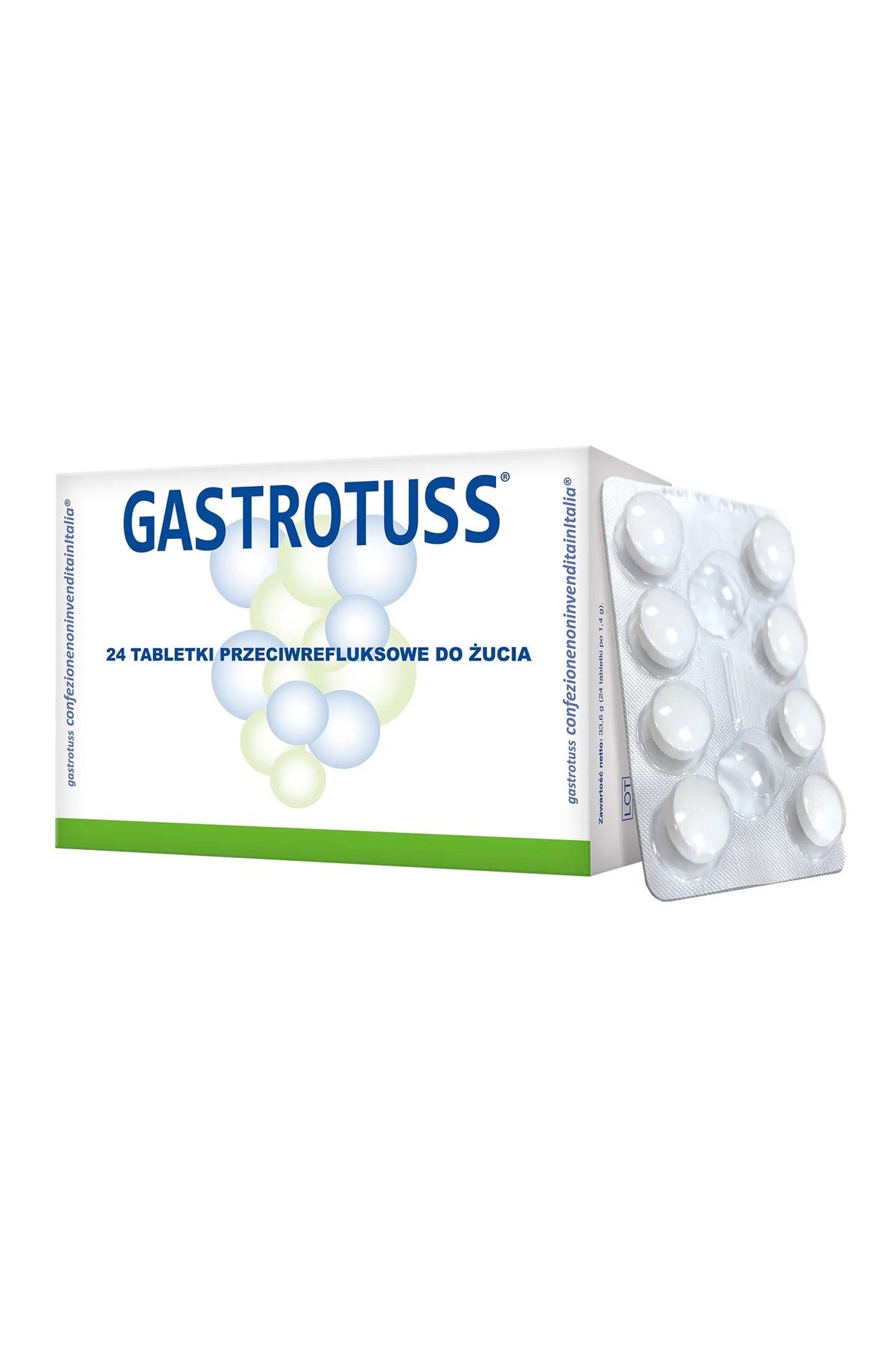 Gastrotuss Anti - reflux 24 Tablets - My Health Oasis