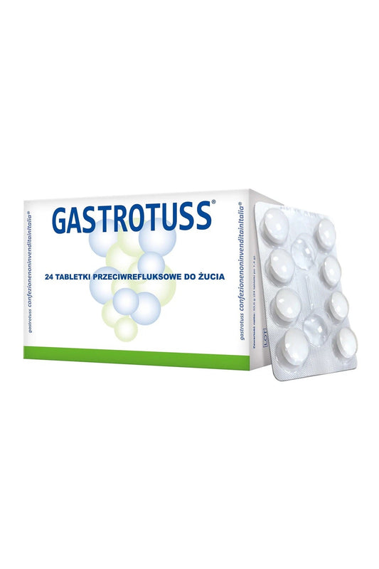 Gastrotuss Anti - reflux 24 Tablets - My Health Oasis