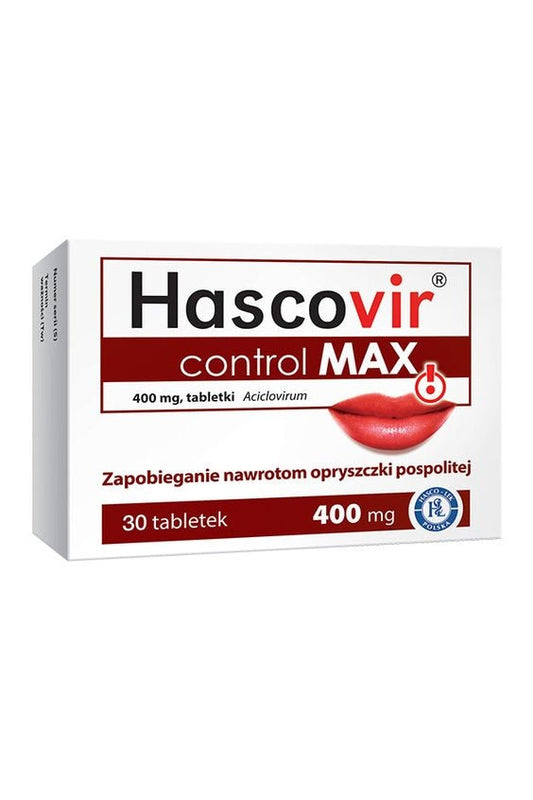 Hascovir control MAX 400mg - 60 Tablets - My Health Oasis