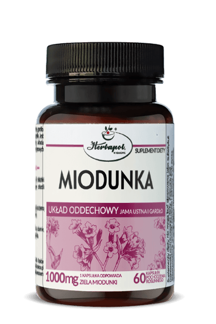 Herbapol Miodunka 1000mg - 60 Capsules - My Health Oasis