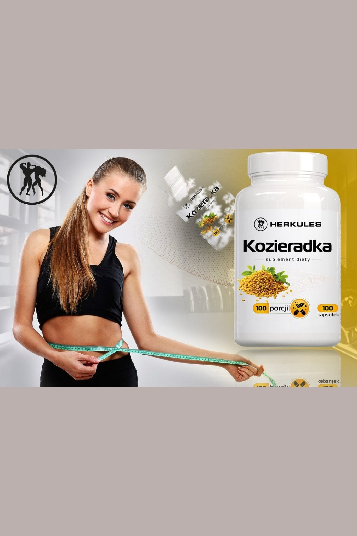 Hercules Kozieradka - 100 Capsules - My Health Oasis