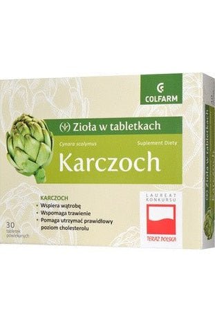Karczoch/Artichoke - 30 Tablets - My Health Oasis