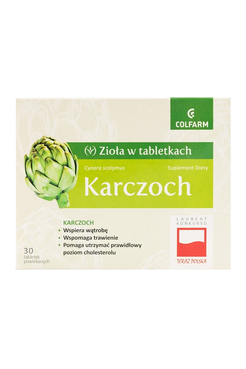 Karczoch/Artichoke - 30 Tablets - My Health Oasis