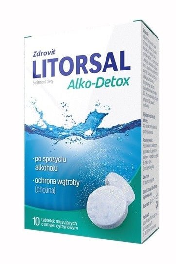Litorsal Alko - Detox - 10 Tablets - My Health Oasis