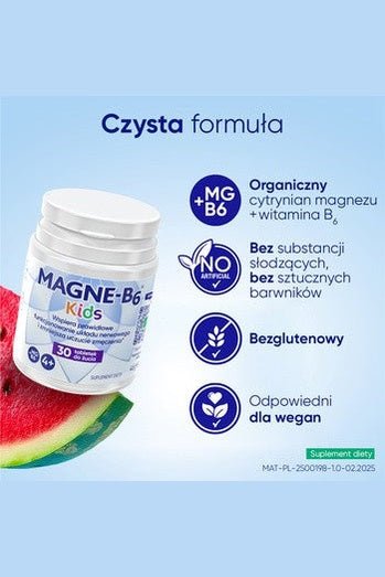 MAGNE B6 Kids - 30 Tablets - My Health Oasis