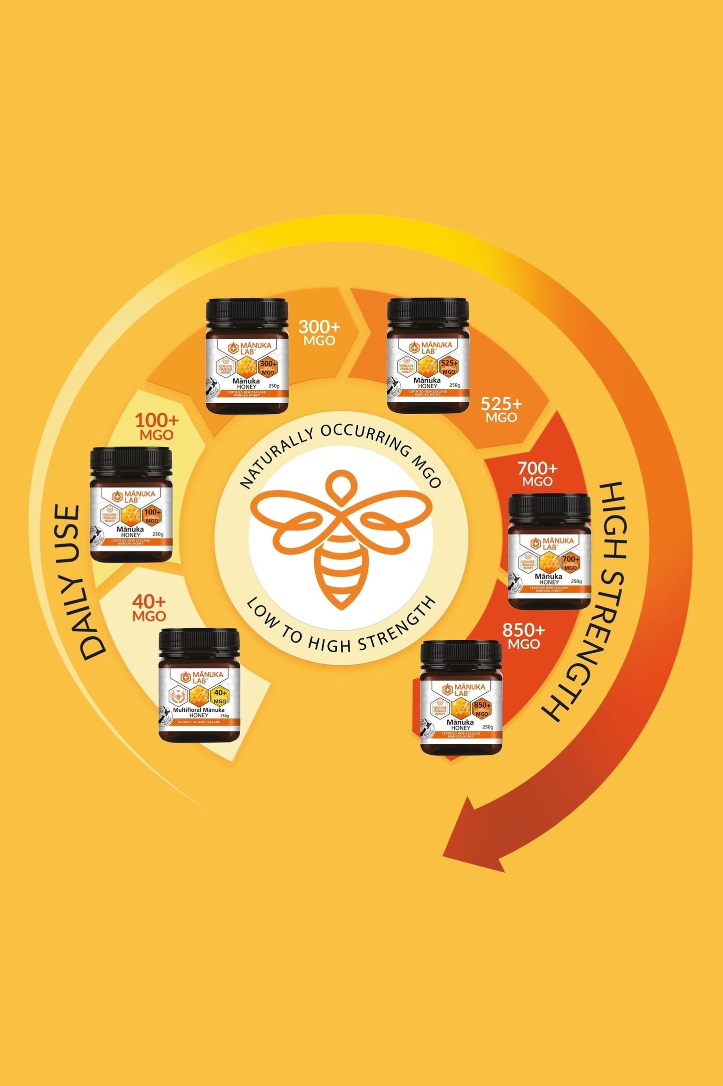 Mānuka Honey 850+ MGO 250G