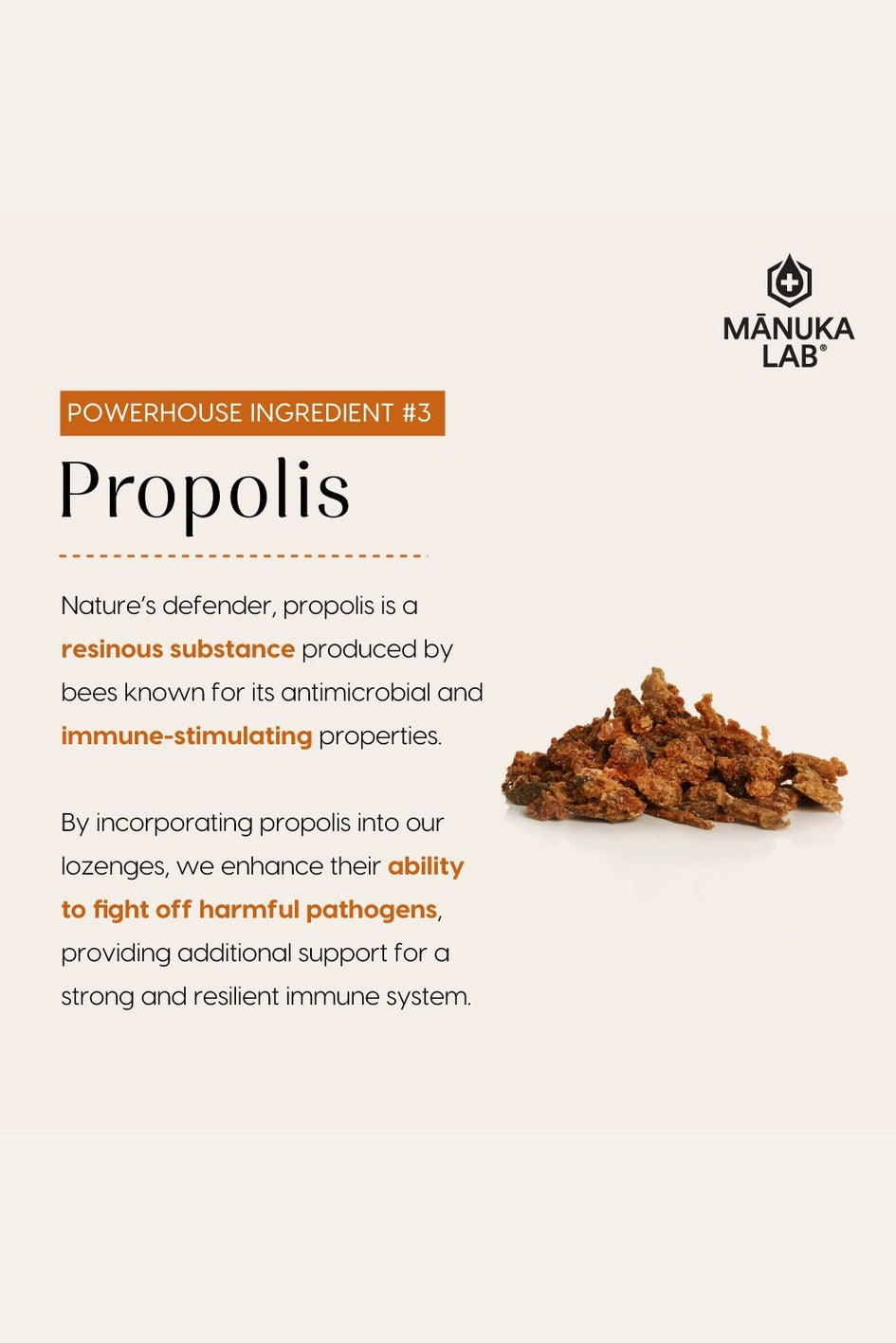 Manuka Honey Lozenges with Propolis