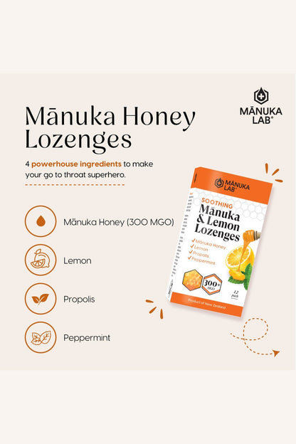 Manuka Honey Lozenges with Propolis
