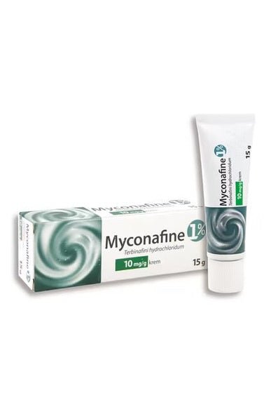 Myconafine 1% – Terbinafine Antifungal Cream for Athlete’s Foot, Ringworm & Candida – 15g - My Health Oasis