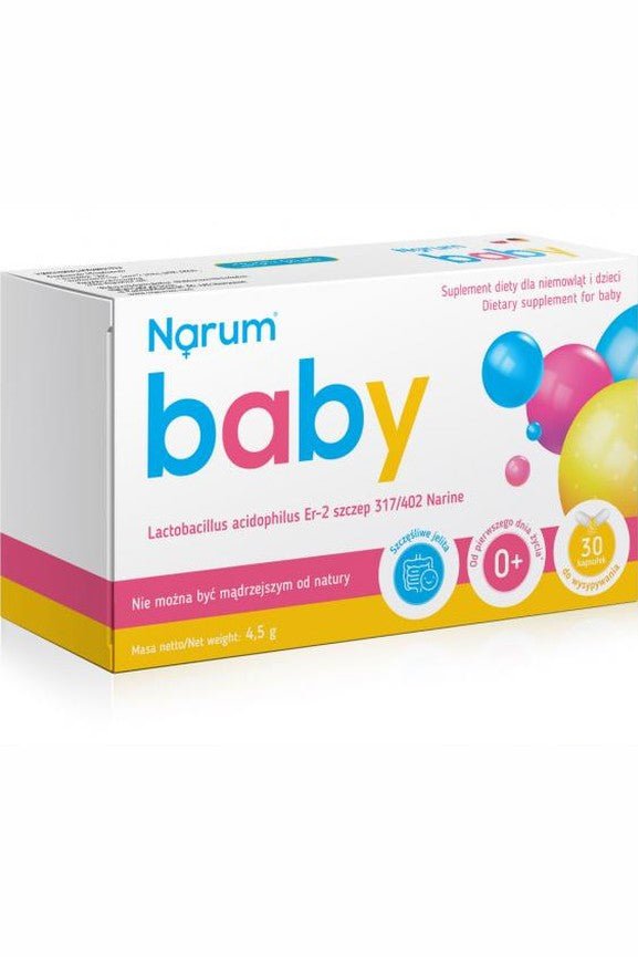 Narum baby Lactobacillus acidophilus - 30 Capsules - My Health Oasis